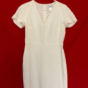 SOLD—MAX MARA white elegant dress Made In ITALY